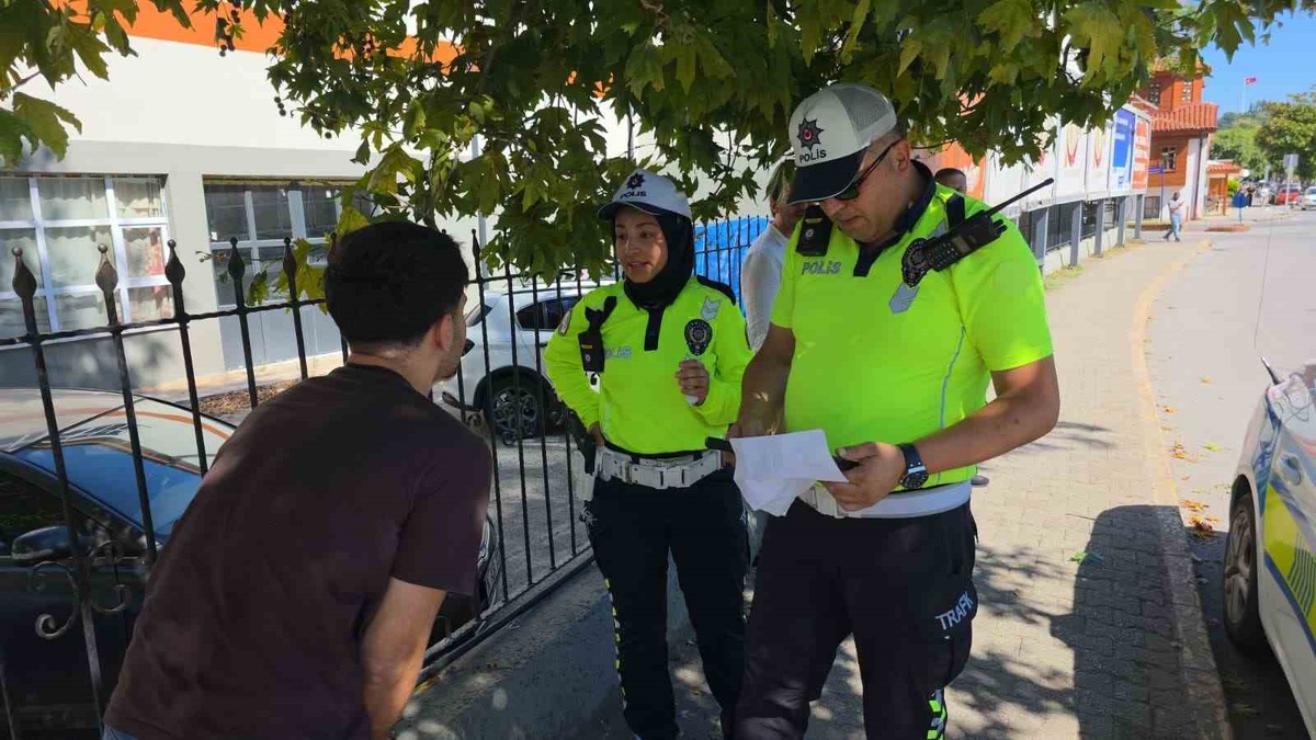 Aday Sürücüye Dronla Ceza