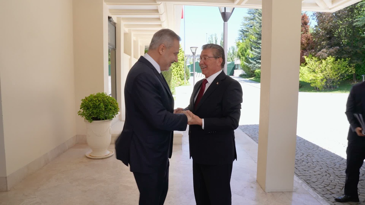 Hakan Fidan ve Ünal Üstel Görüştü