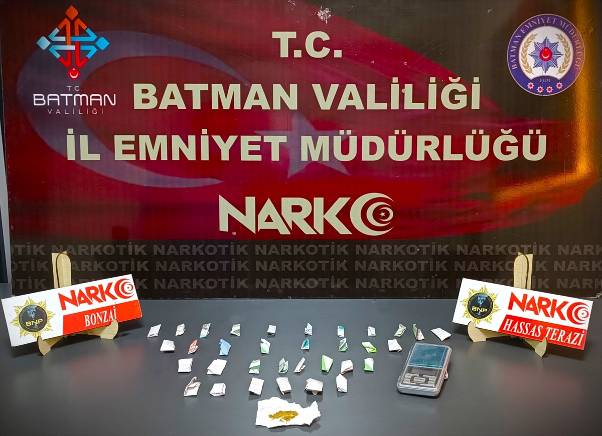 Batman\'da Uyuşturucu Operasyonu: 6 Tutuklama