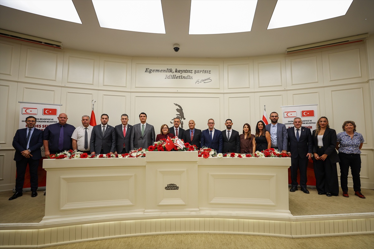 Gaziantep ve Gazimağusa Kardeş Şehir Oldu