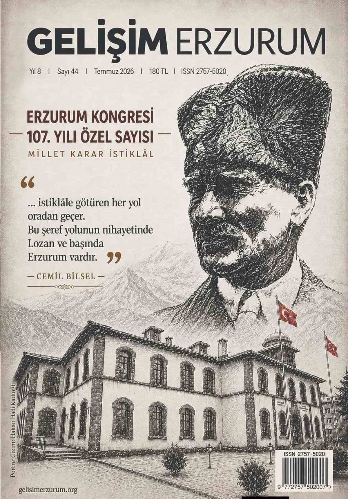 Erzurum Kongresi\'nin 107. Yılı Özel Sayısı