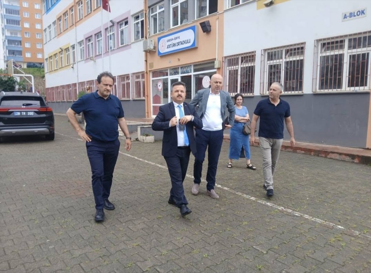 Giresun Milli Eğitim Müdürü Tokgöz, Espiye\'de incelemelerde bulundu