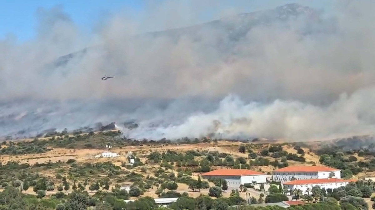 Foça\'da Orman Yangını
