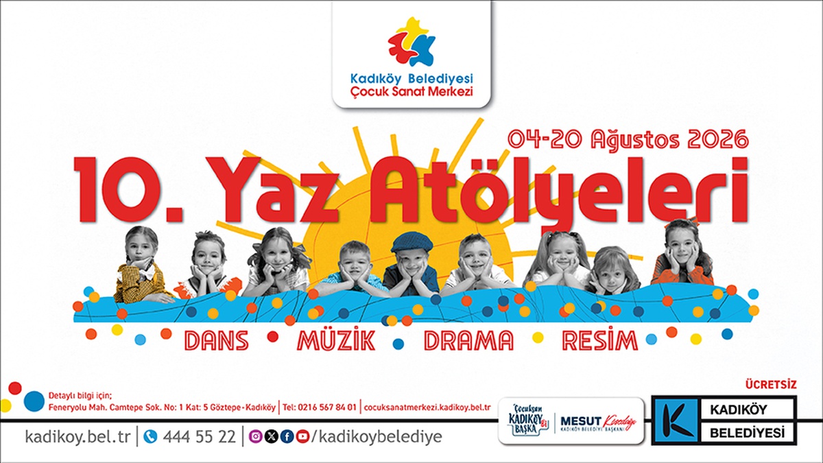 Kadıköy’de çocuklar ve gençler yaz tatilini sanatla geçirecek