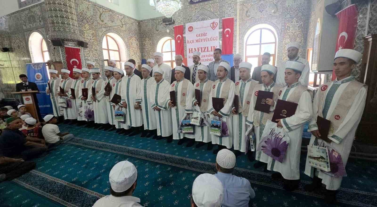 Kütahya’da 15 hafız için icazet merasimi