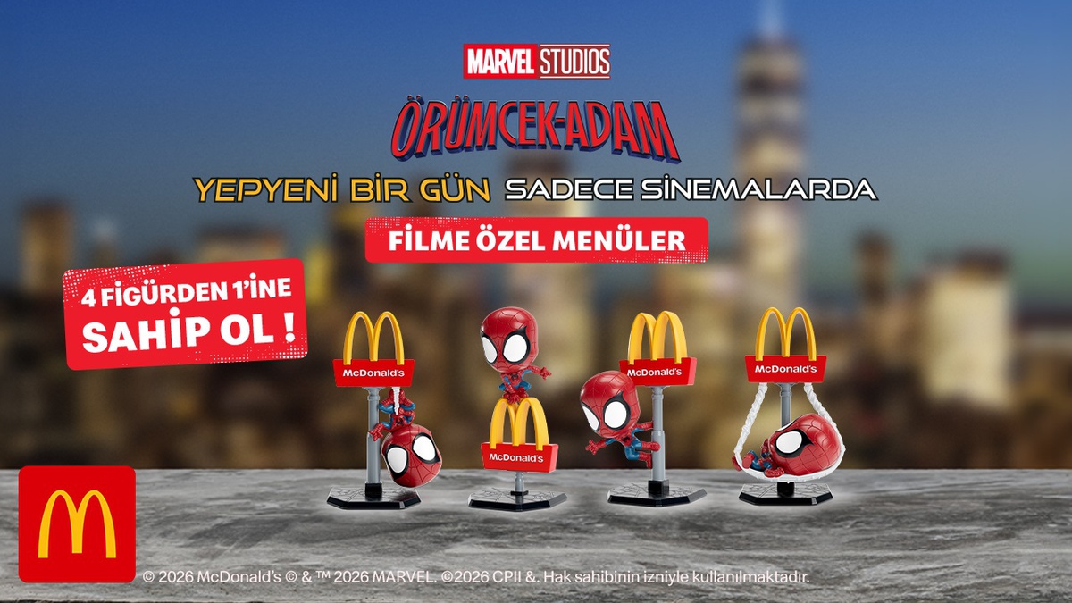 McDonald\'s\'tan Örümcek Adam Temalı Kampanya
