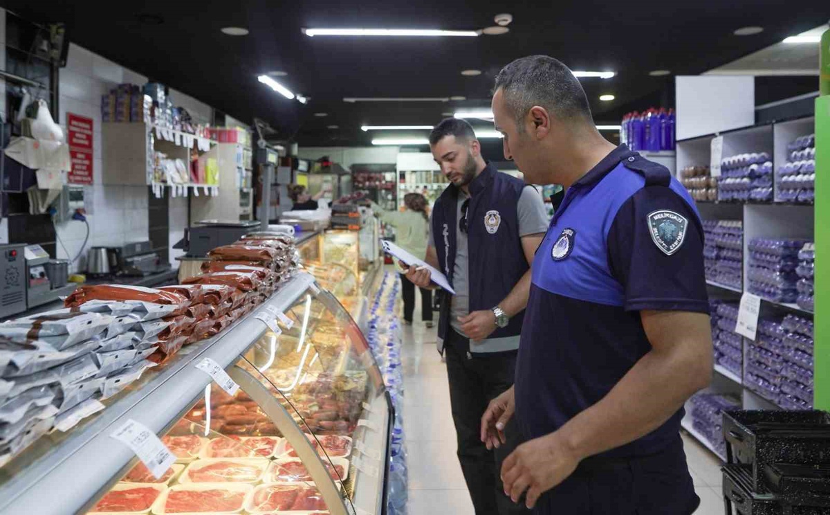 Melikgazi Zabıta’dan marketlerde sıkı denetim