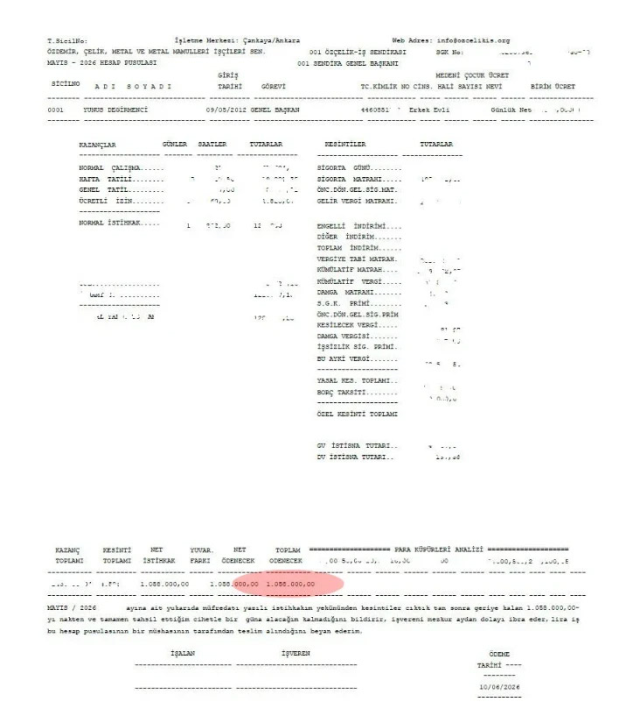 Sendika başkanının maaşı ağızları açık bıraktı