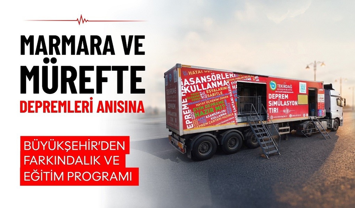 Tekirdağ’da deprem farkındalığı için 11 ilçede simülasyon eğitimi düzenlenecek