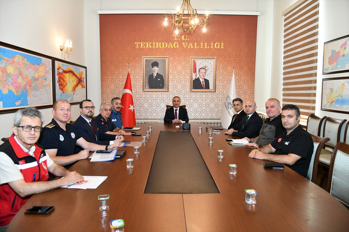 Tekirdağ\'da Orman Yangını Tedbirleri Toplantısı
