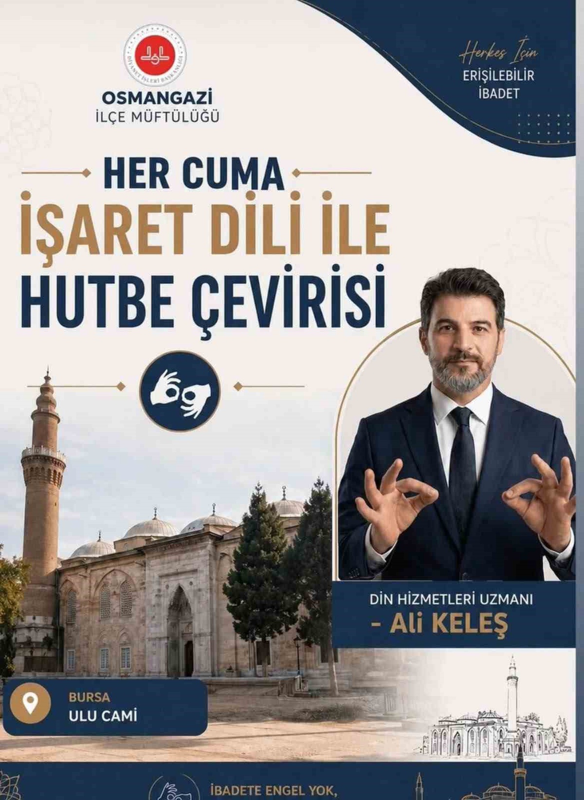İşitme Engelliler için Cami Uygulaması