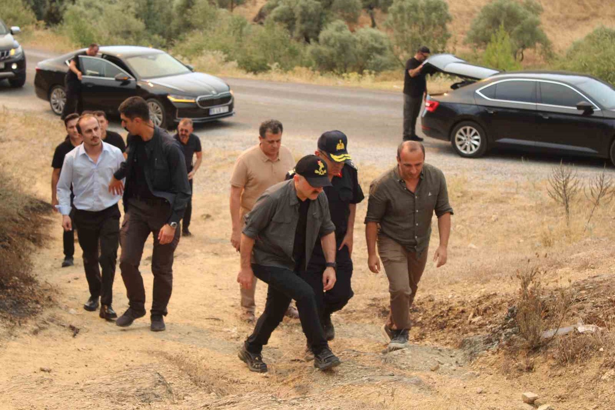 Aydın\'da Orman Yangınına Mücadele