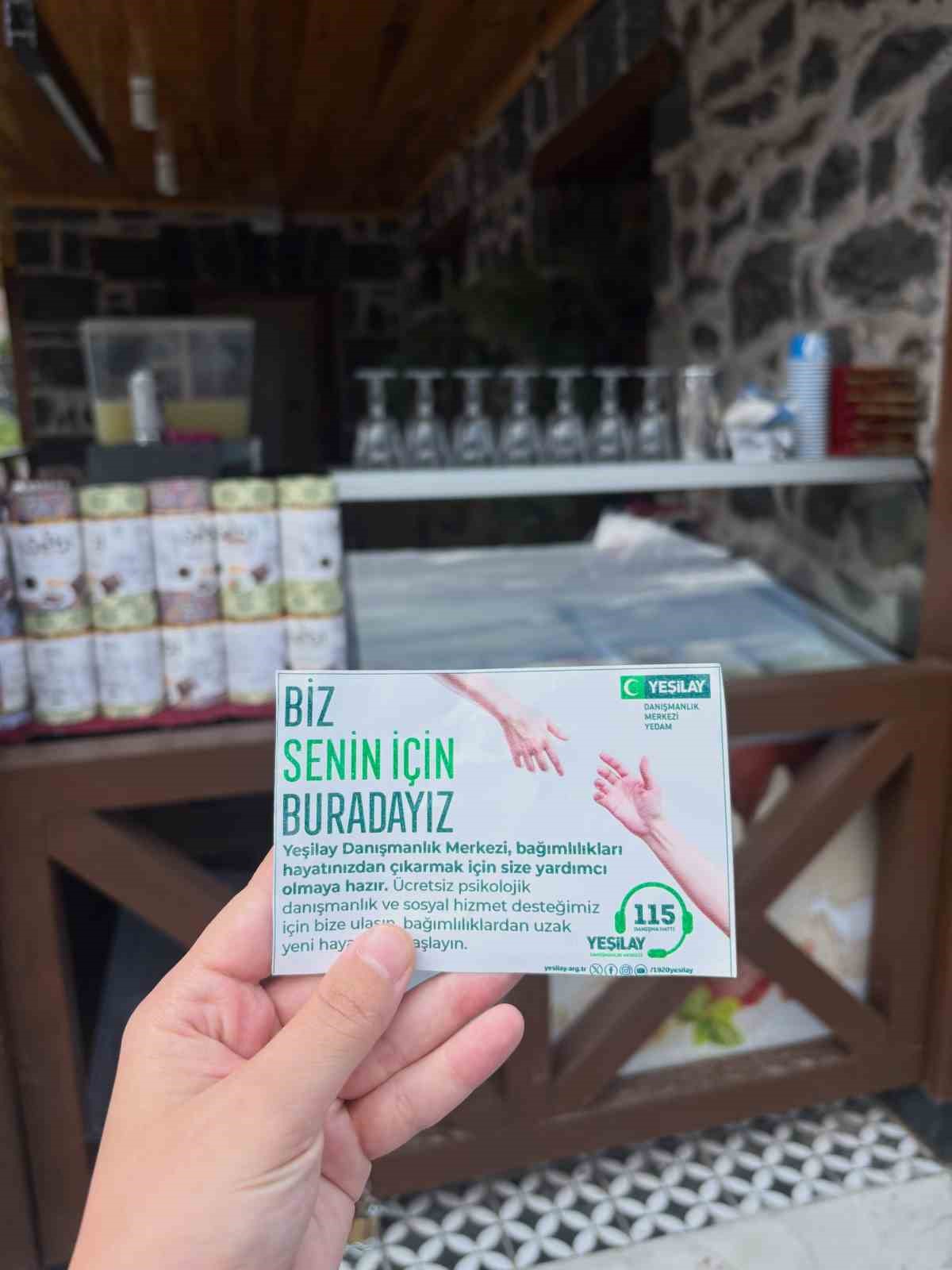 Yeşilay\'dan Esnafa Bağımlılık Eğitimi