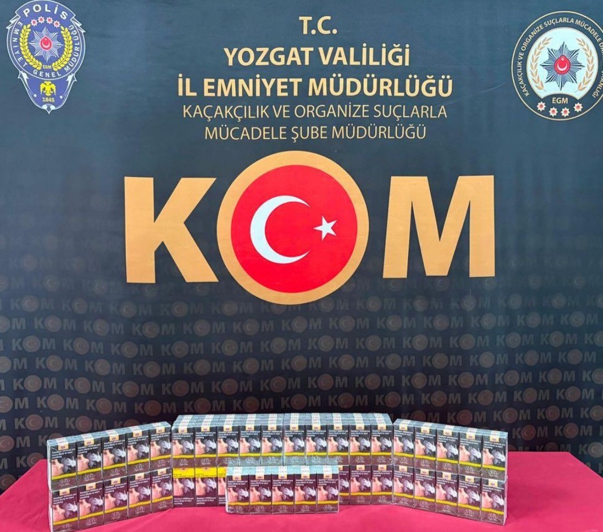 Yozgat\'ta Kaçak Sigara Operasyonu