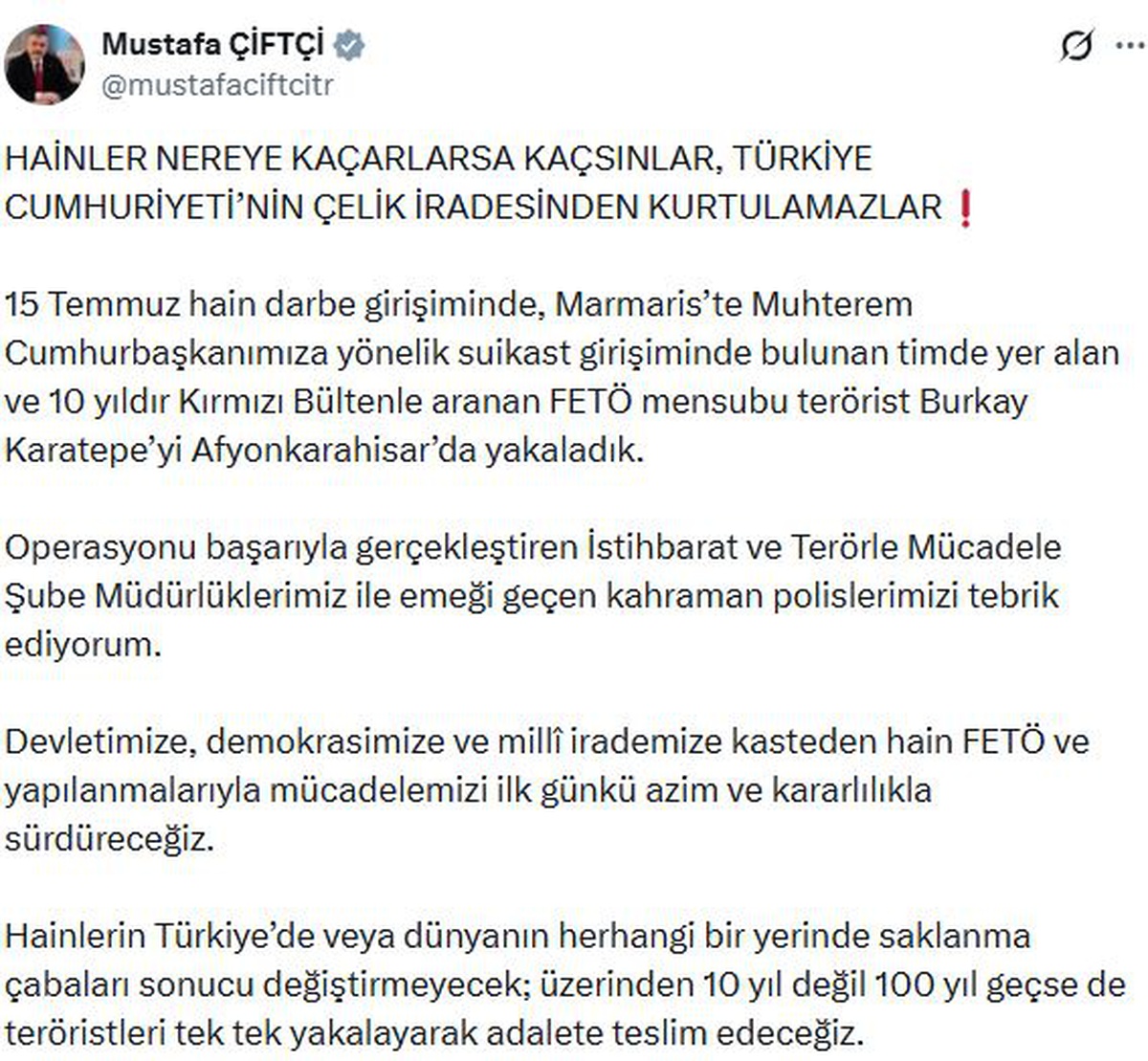 FETÖ ile Mücadele Devam Ediyor