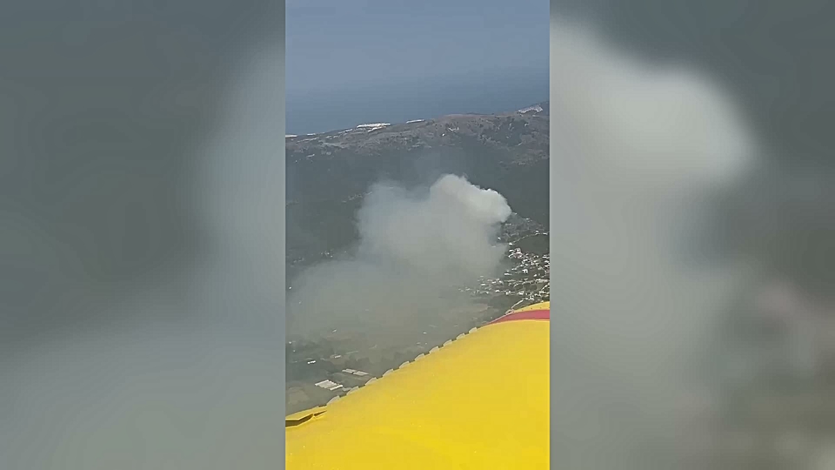 Balıkesir\'de Orman Yangınına Hava ve Kara Müdahalesi