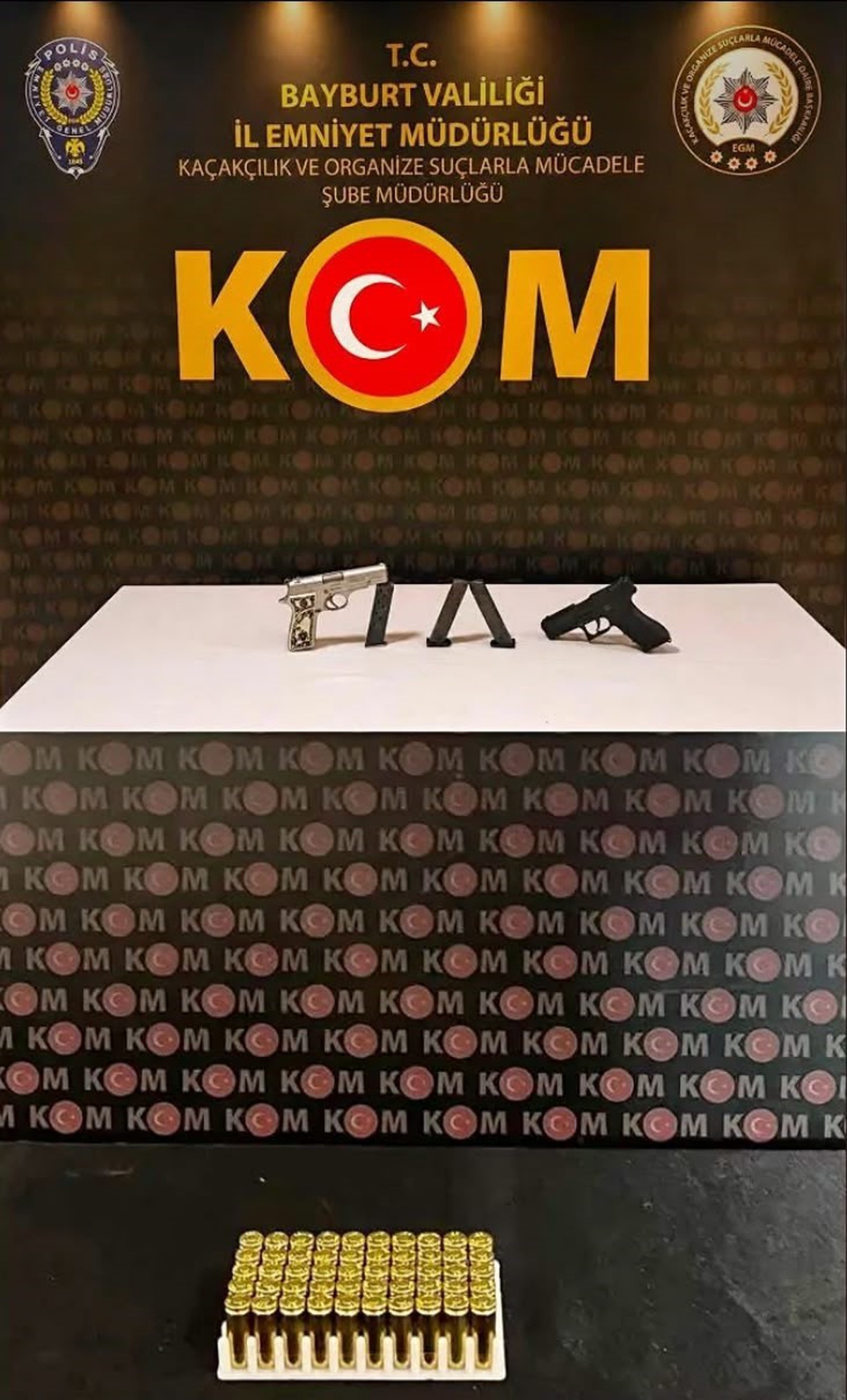 Bayburt\'ta Kaçak Silah Operasyonu