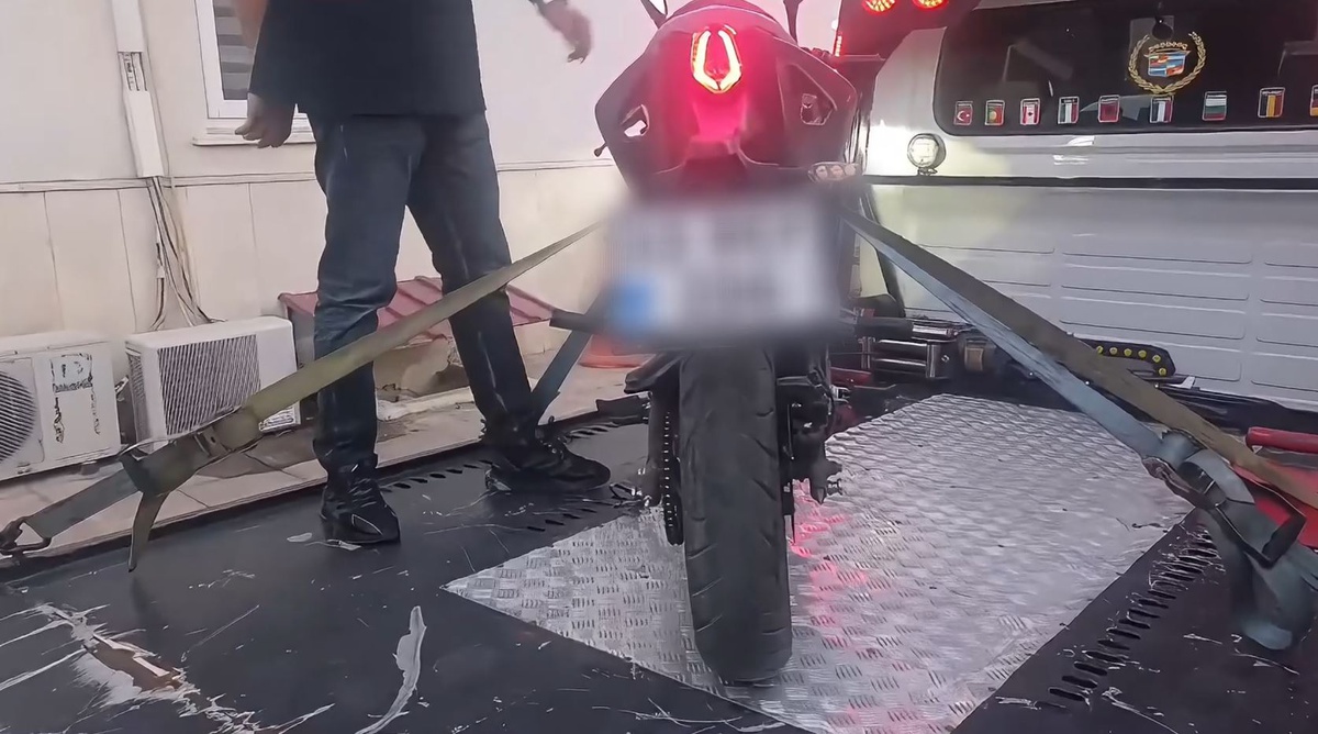 Mersin\'de Motosiklet Ceza Rekoru