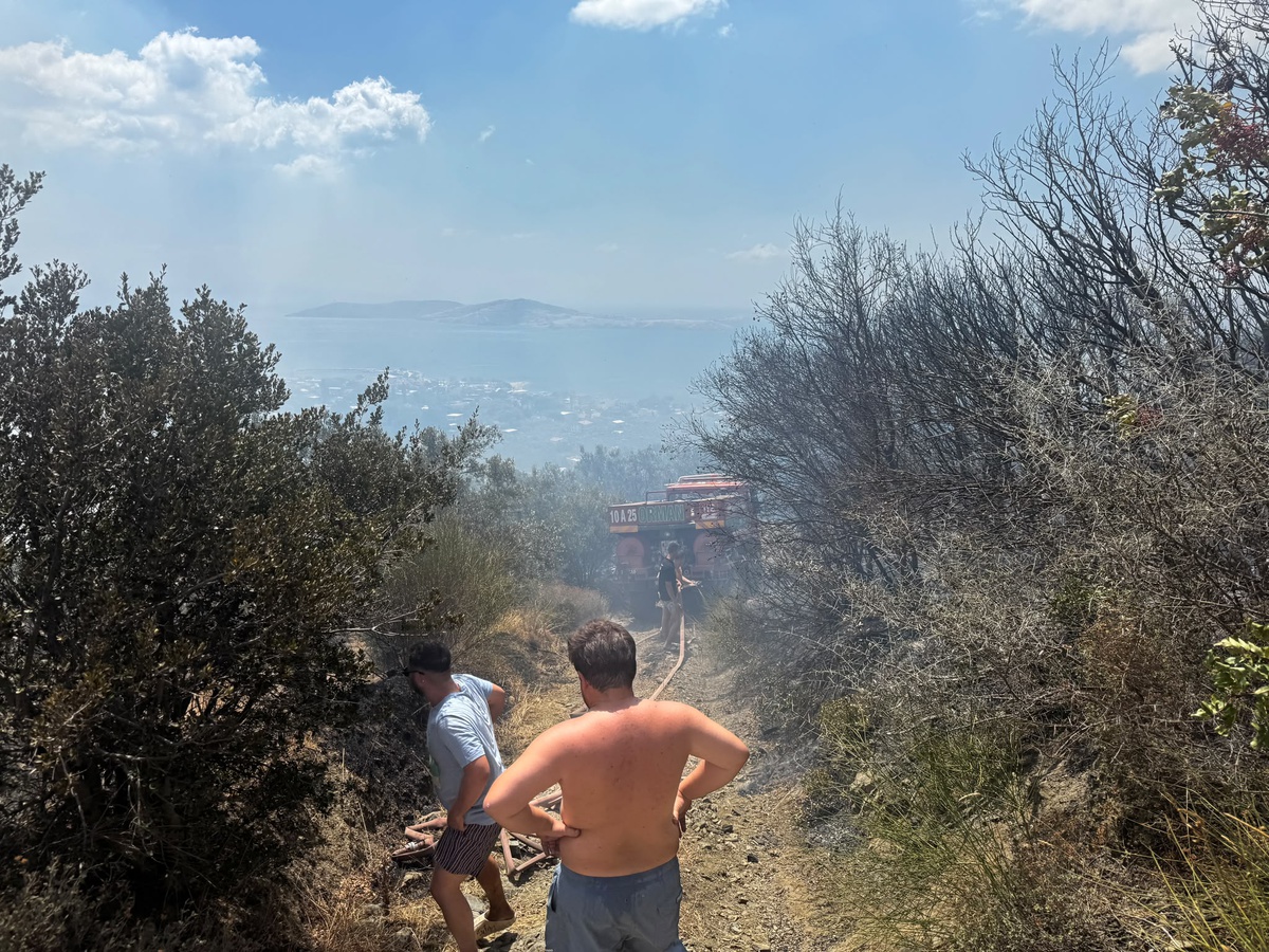 Erdek\'te Yangın Kontrol Altına Alındı