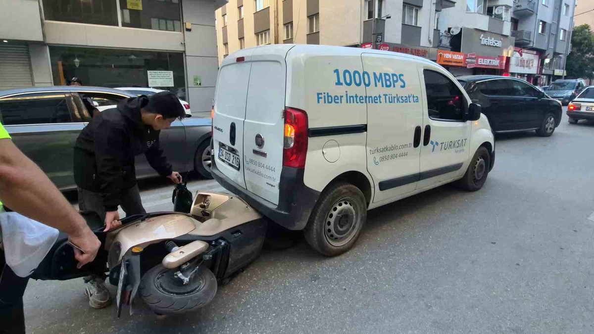 Eskişehir\'de Motosiklet Kazası