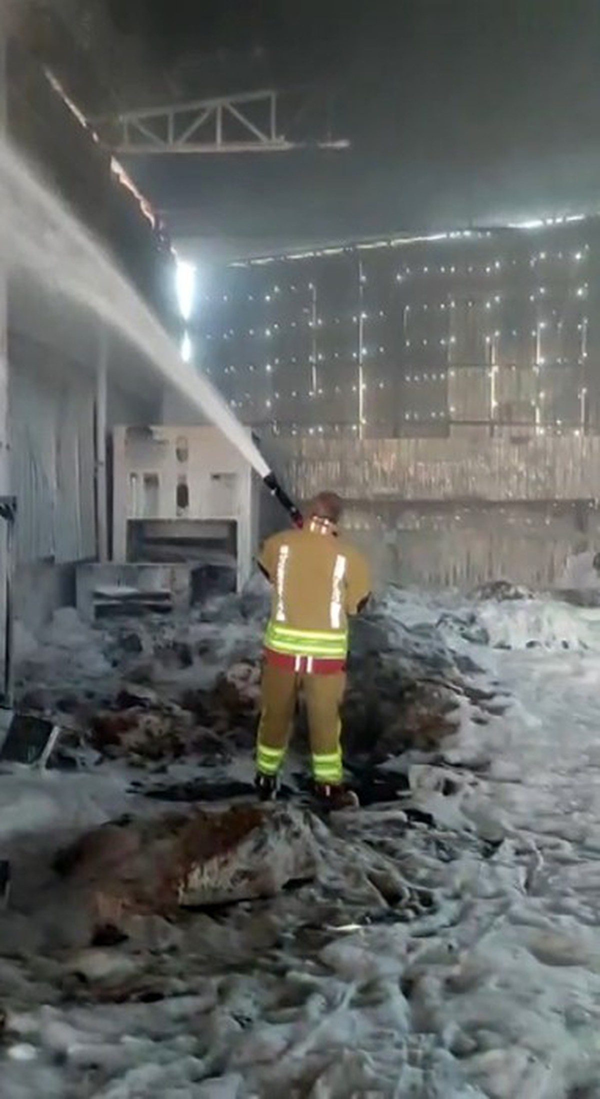 Kahramanmaraş\'ta Tekstil Fabrikası Yangını