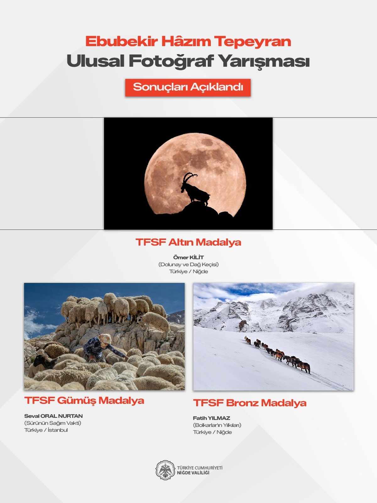 Niğde\'de Fotoğraf Yarışması Sonuçlandı