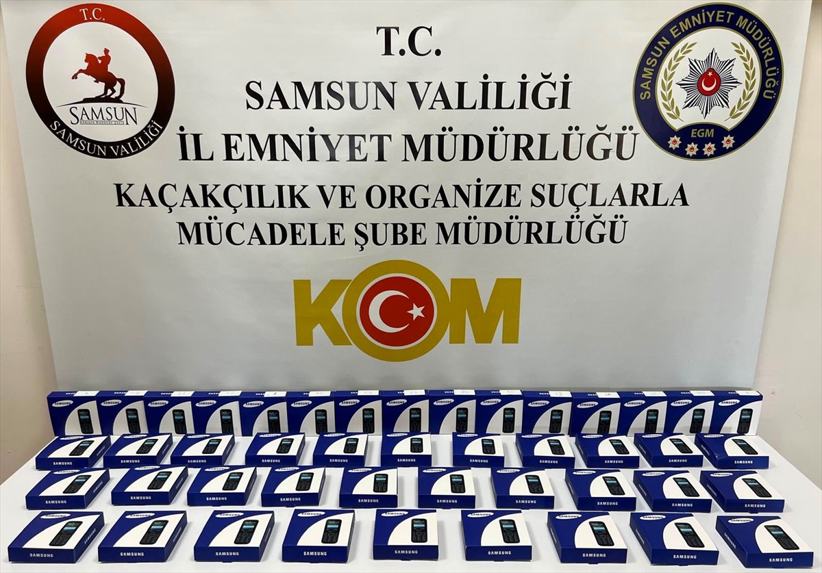 Samsun\'da Kaçakçılık Operasyonu