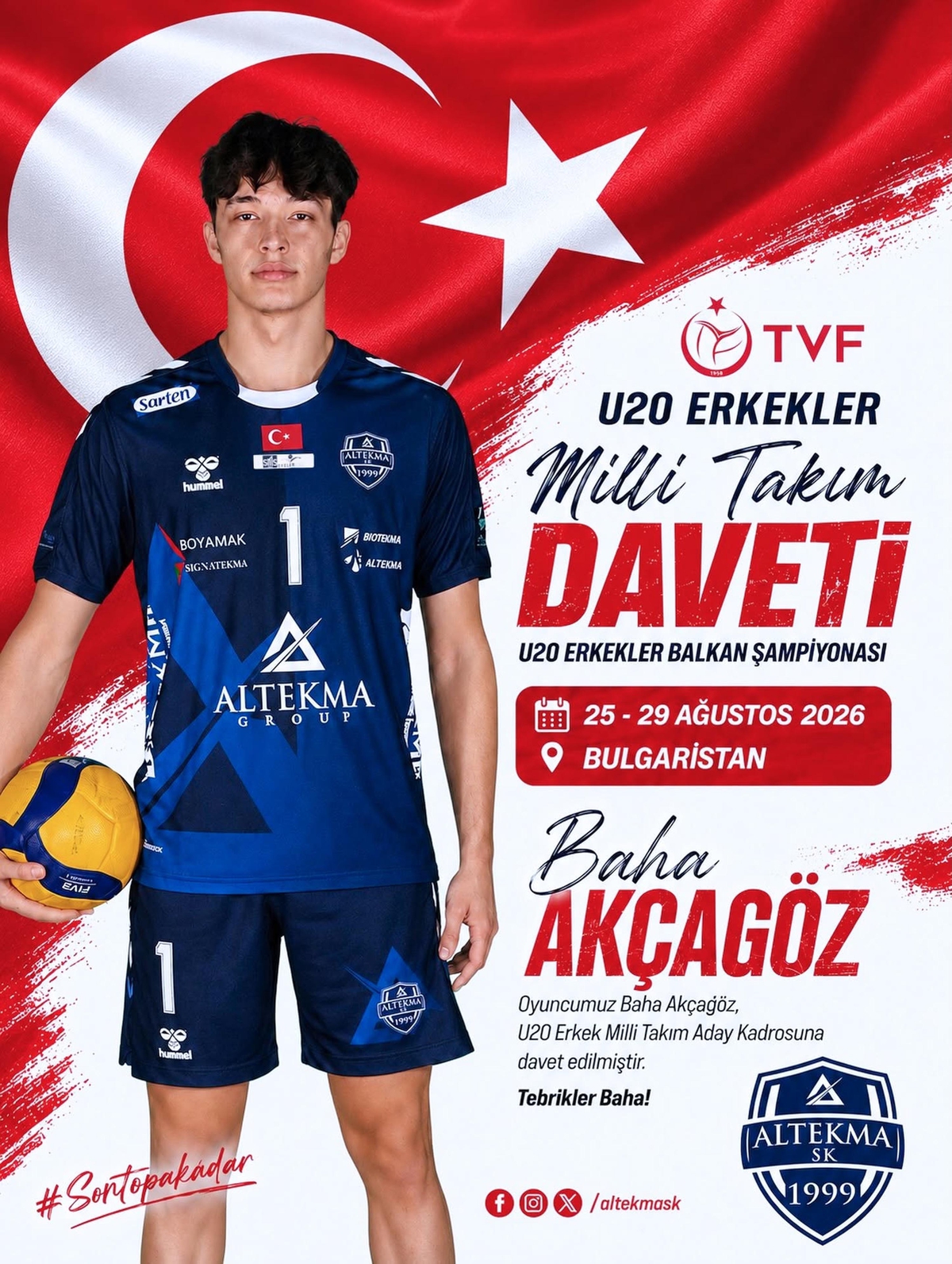 Baha Akçagöz\'e Milli Takım Daveti