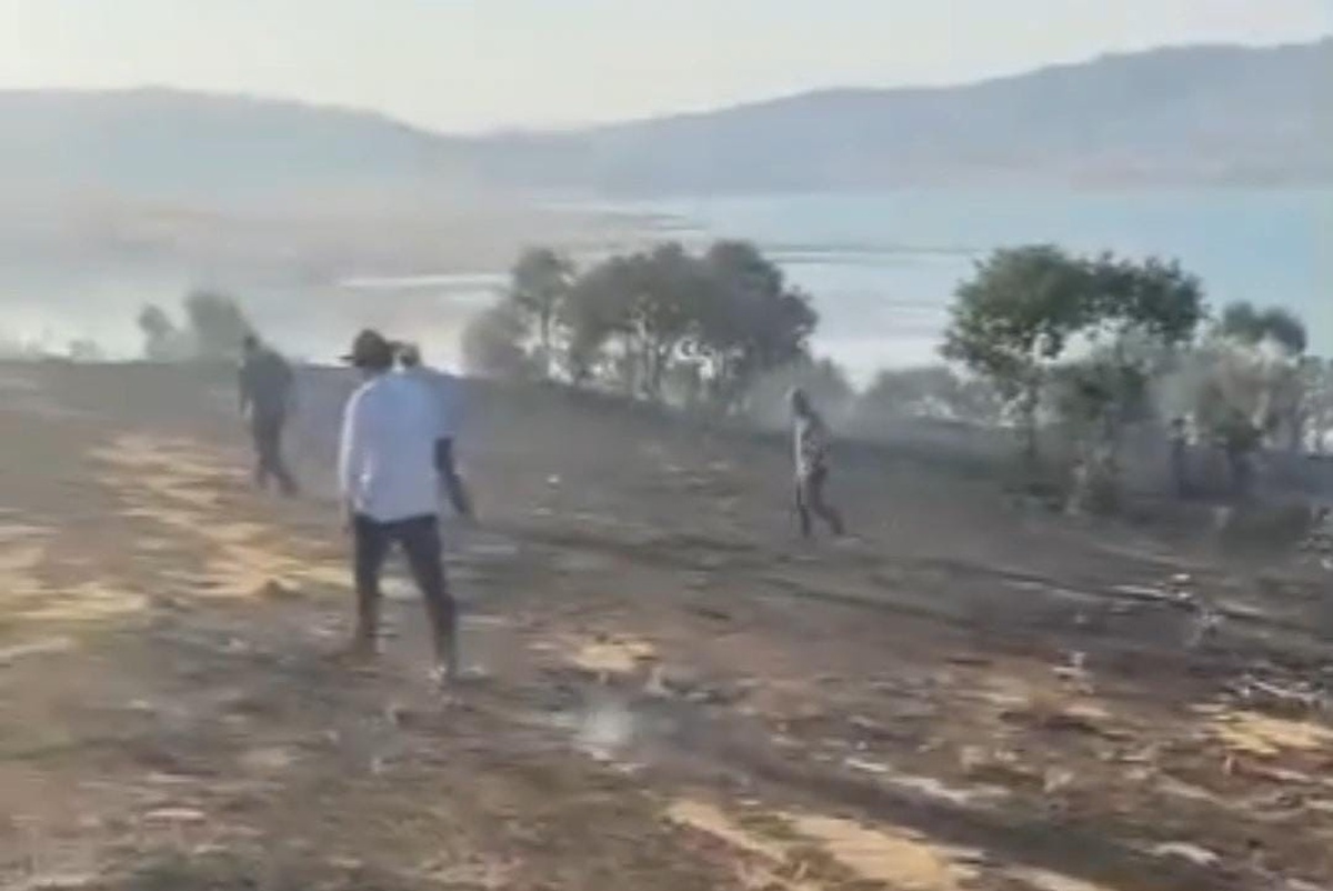 Silvan\'da ağaçlık alanda yangın