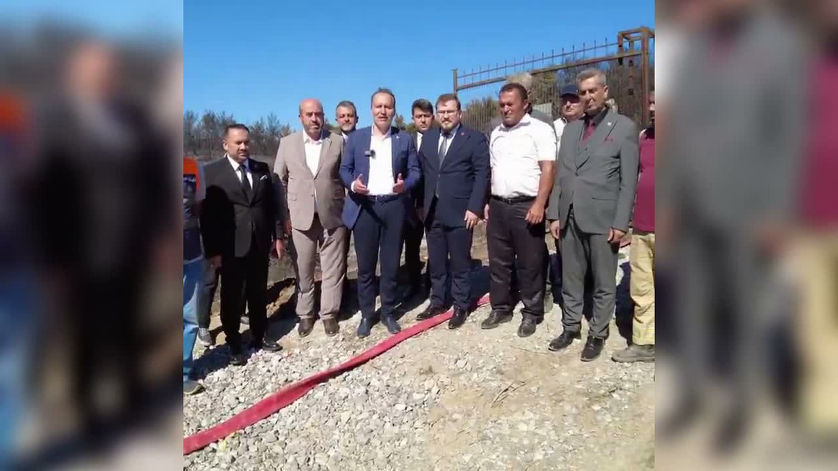 Fatih Erbakan\'dan Yangın Bölgesi Ziyareti