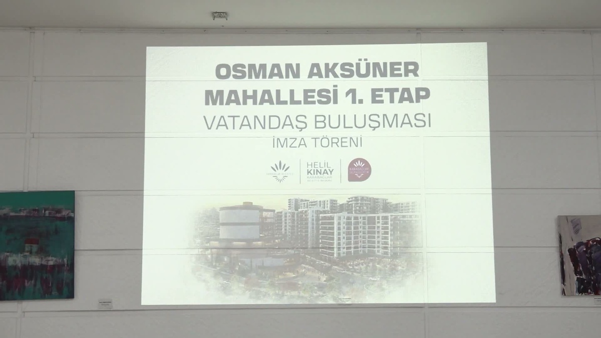 Karabağlar\'da kentsel dönüşümde ilk uzlaşma imzaları atıldı