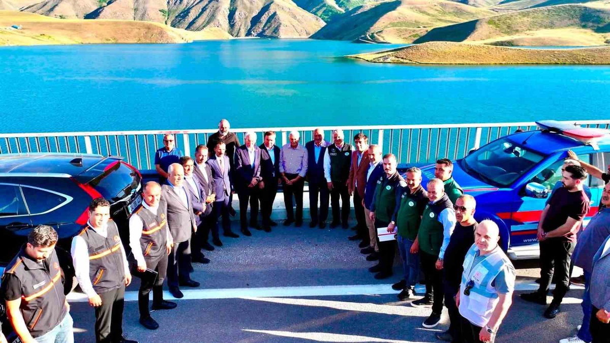 Binali Yıldırım Turnaçayırı Barajı İncelemelerinde