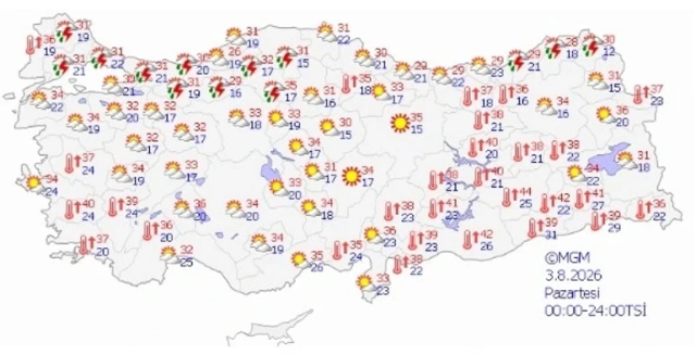 Meteoroloji saat verdi: İstanbul dahil birçok ilde gök gürültülü sağanak ve fırtına