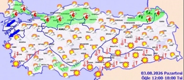 Meteoroloji saat verdi: İstanbul dahil birçok ilde gök gürültülü sağanak ve fırtına