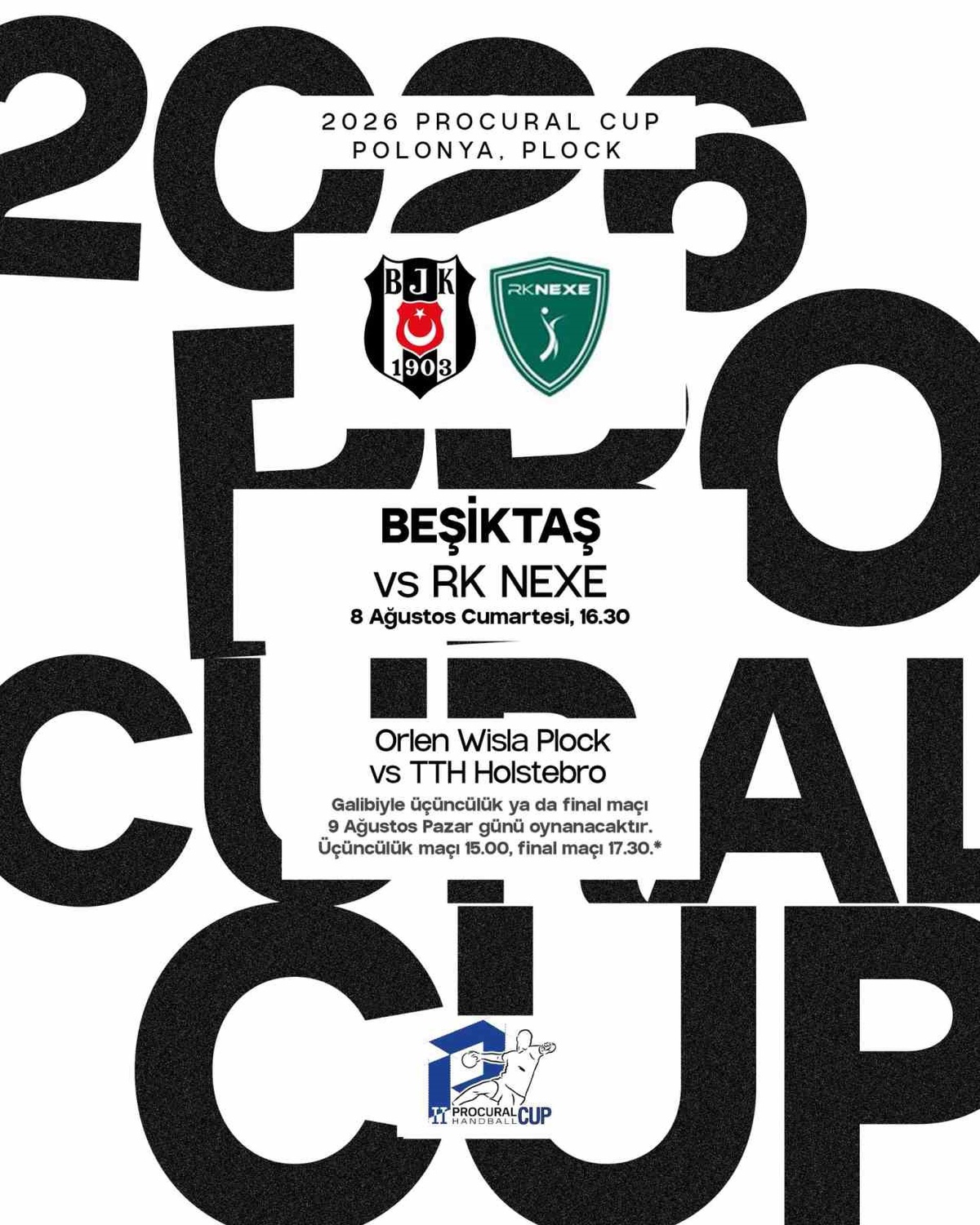 Beşiktaş Hentbol 2026 Procural Cup\'ta