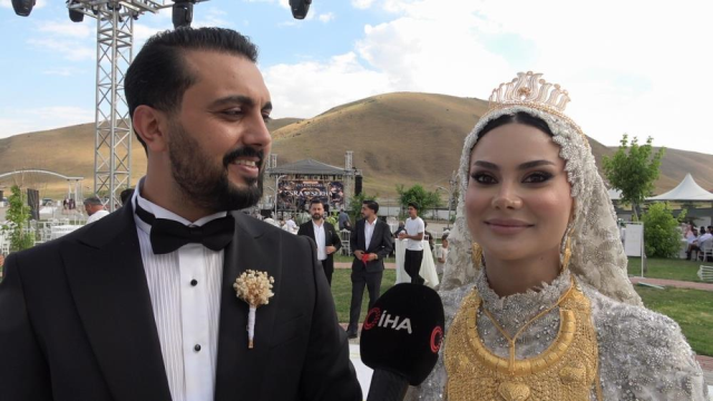 Damada yaklaşık 20 milyon TL, geline kilolarca altın takıldı
