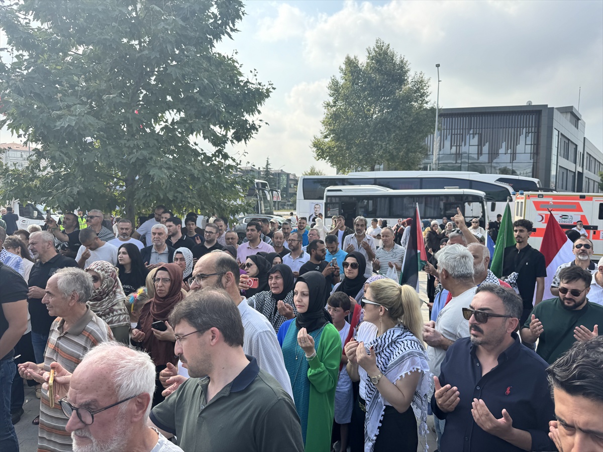 Filistin Konvoyu Sakarya\'dan Uğurlandı