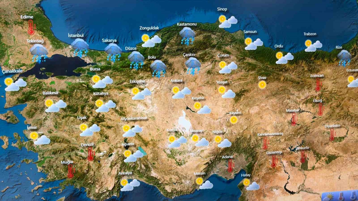 Hava Durumu: Açık ve Sıcak Geçiyor