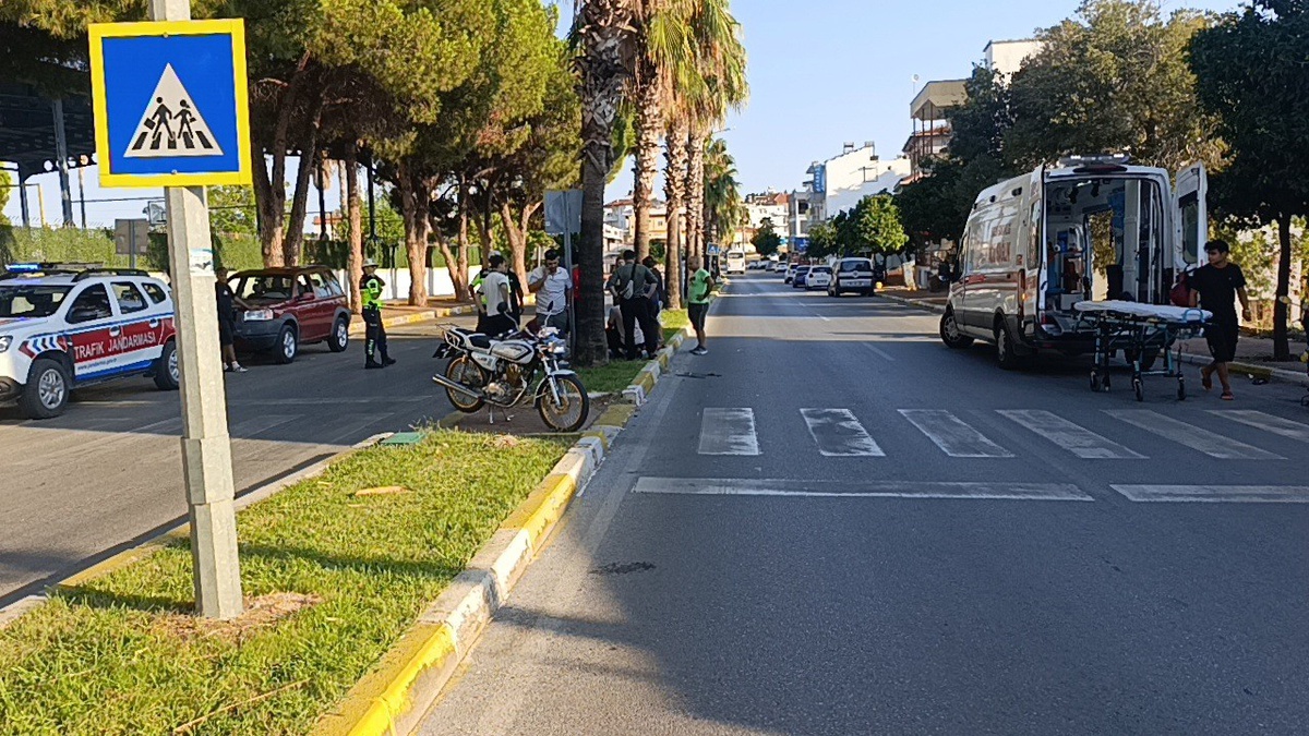Manavgat\'ta Motosiklet Kazası