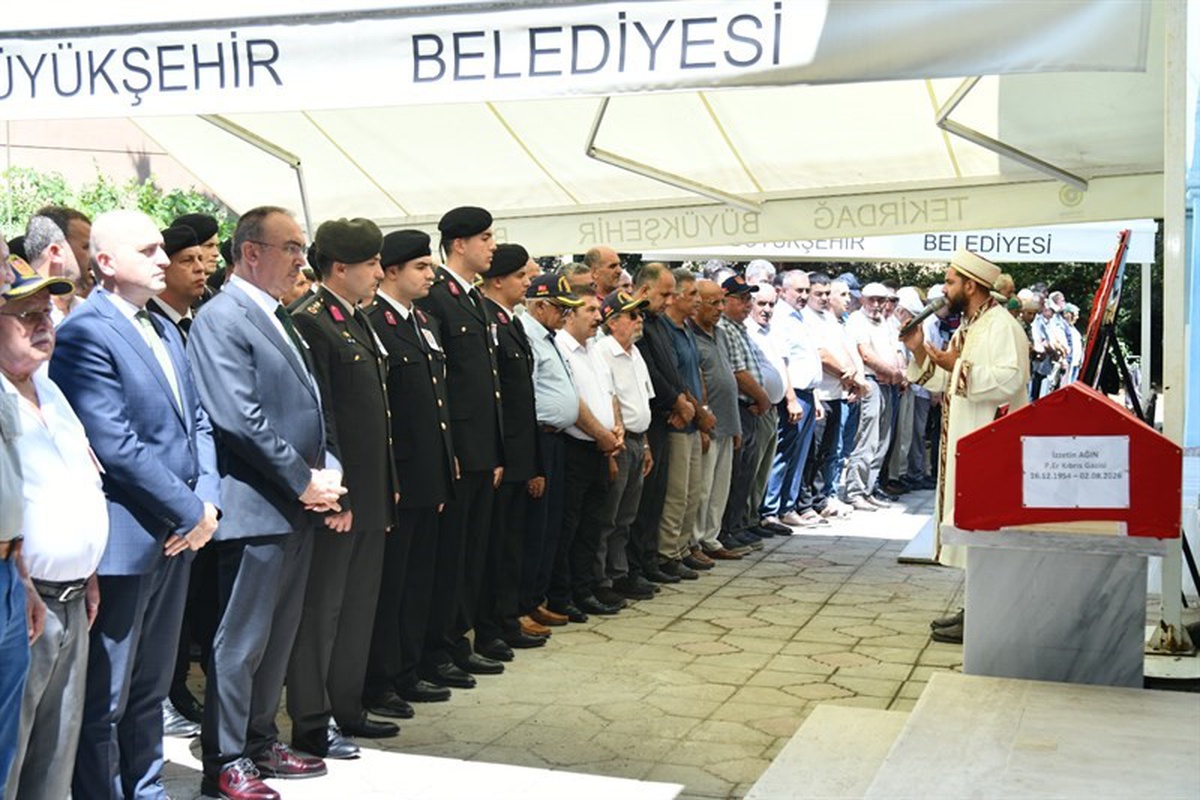 Kıbrıs Gazisi İzzettin Ağın Son Yolculuğuna Uğurlandı