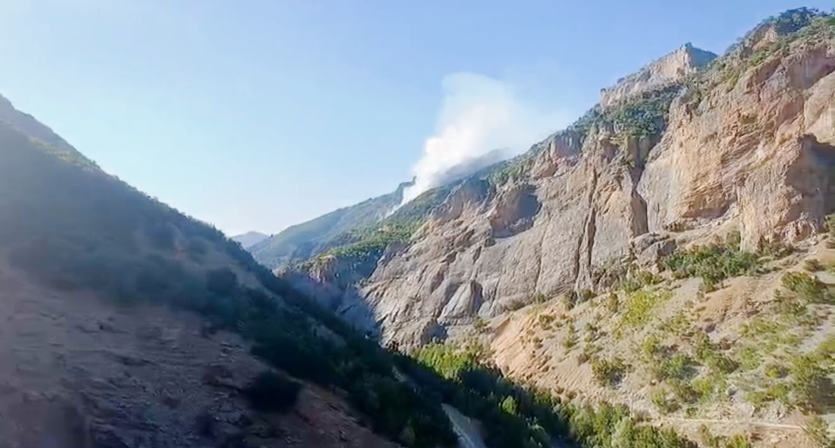 Tunceli\'de Orman Yangınına Müdahale