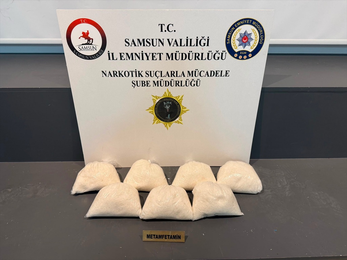 Samsun\'da Tırda 7 Kg Uyuşturucu Ele Geçirildi