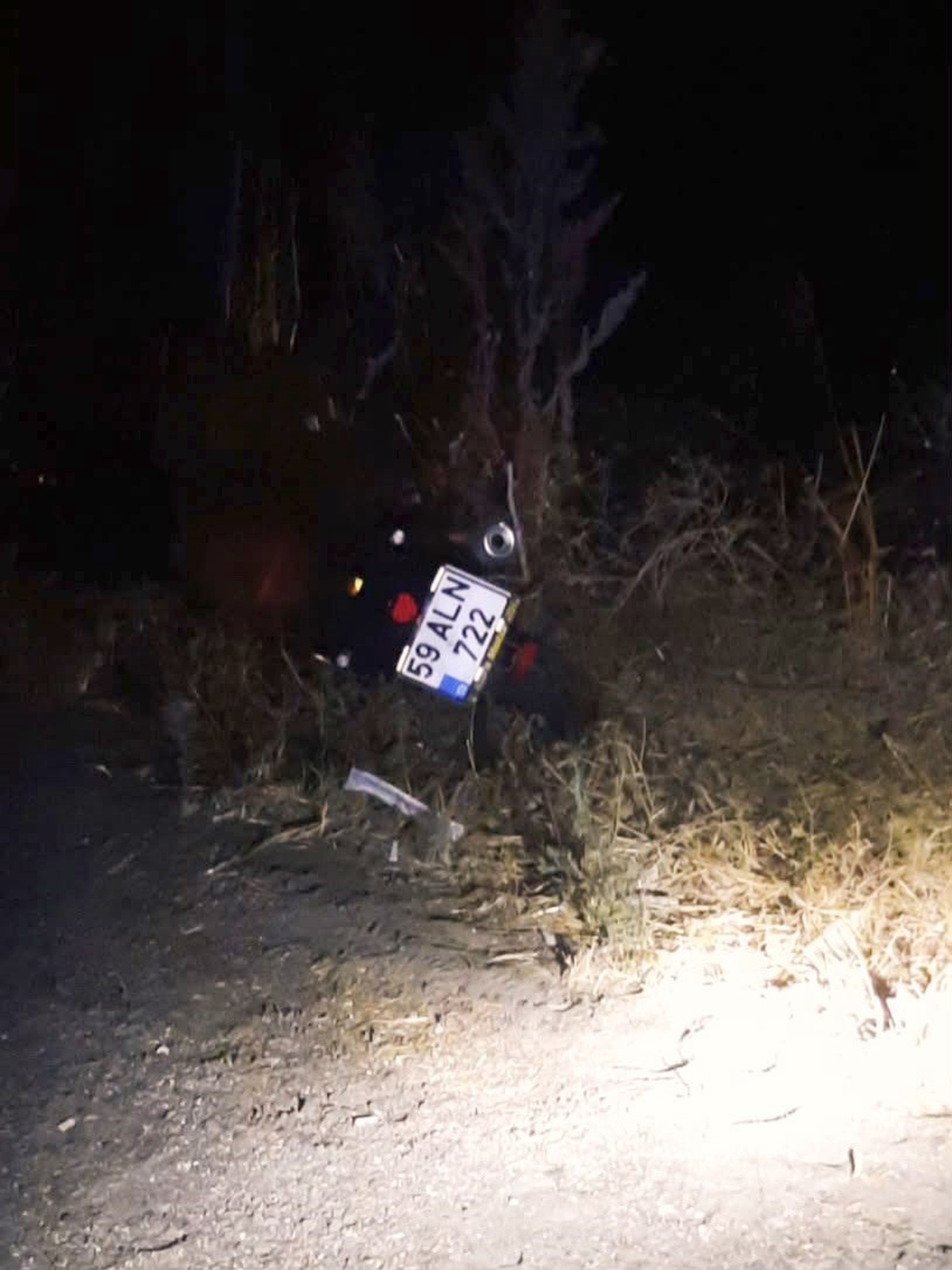 Motosiklet Kazasında Sürücü Yaralandı