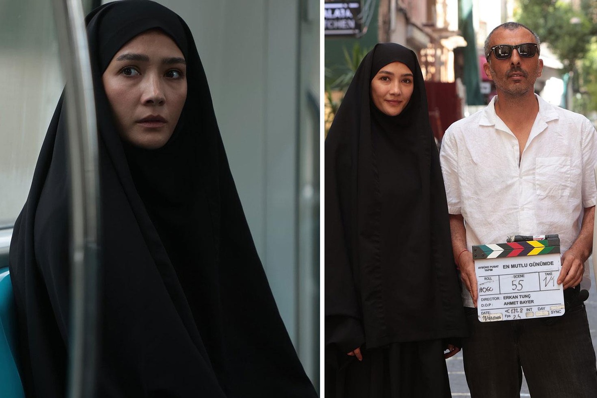 Aybüke Pusat yeni rolü için tesettüre girdi