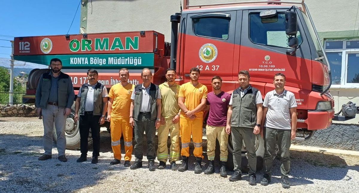Beyşehir\'de Yangın Gözetimleri Denetlendi
