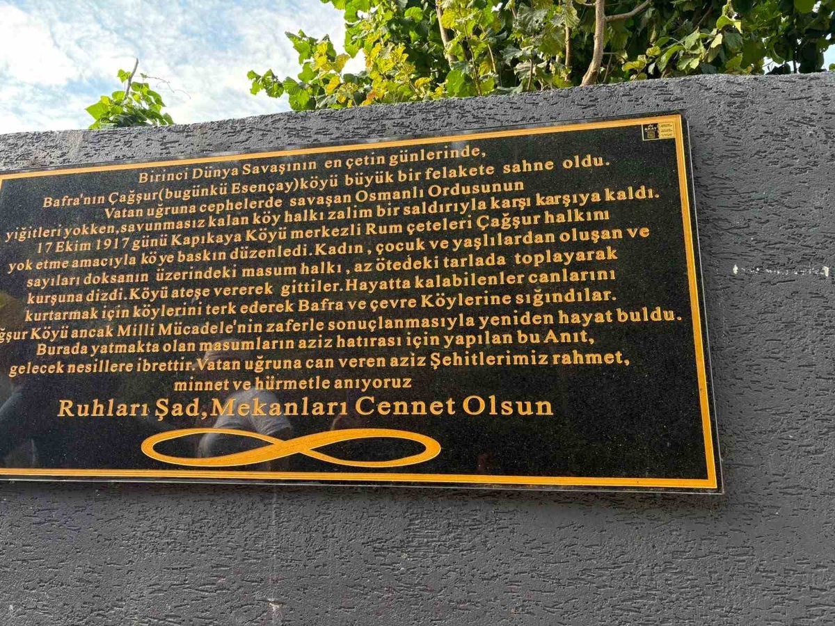 Bafra Çağşur Şehitliği Yeniden Ziyarete Açıldı