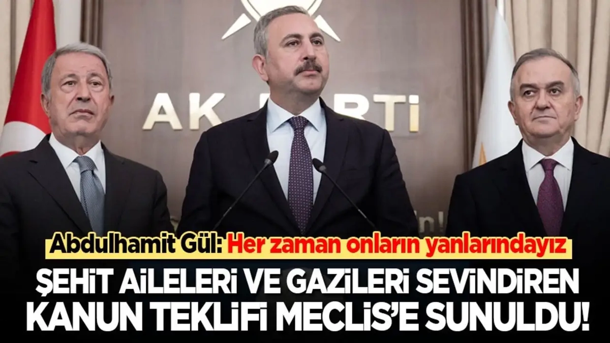 Şehit ve Gazilere Yönelik Kapsamlı Düzenleme