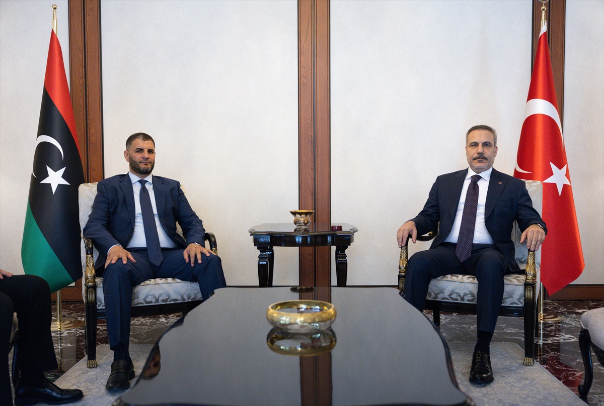 Fidan ve Trablusi Ankara\'da Bir Araya Geldi