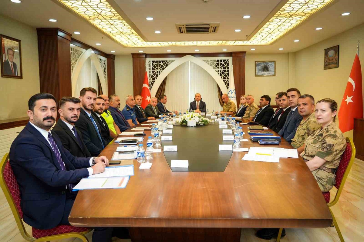 Hakkari\'de Asayiş Toplantısı Yapıldı