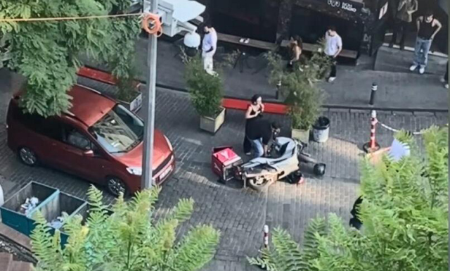 Yarı Çıplak Şahıs Motosikletin Önüne Atladı, Dayak Yedi ve Gözaltına Alındı